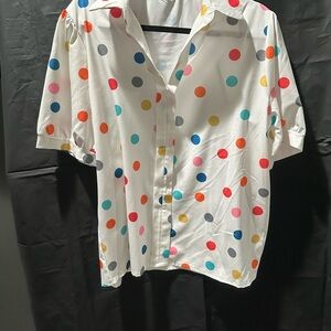 Polka Dot Women's Top